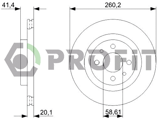 Brake Disc (5010-1147)