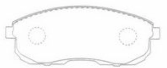 Brake Pad Set, disc brake (5000-0691)