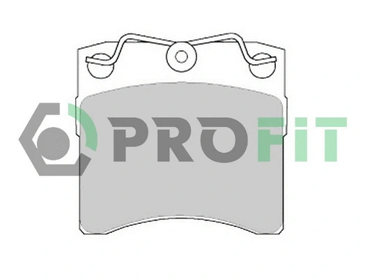 Brake Pad Set, disc brake (5000-0722)