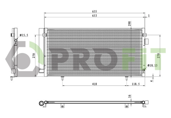 Condenser, air conditioning (1770-0260)