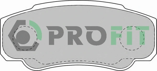 Brake Pad Set, disc brake (5000-1480)