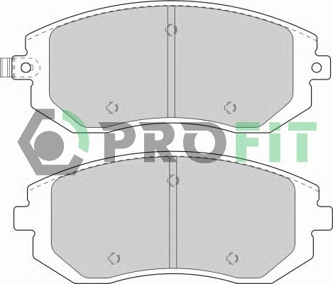 Brake Pad Set, disc brake (5000-1639)
