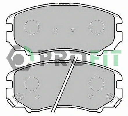 Brake Pad Set, disc brake (5000-1733)