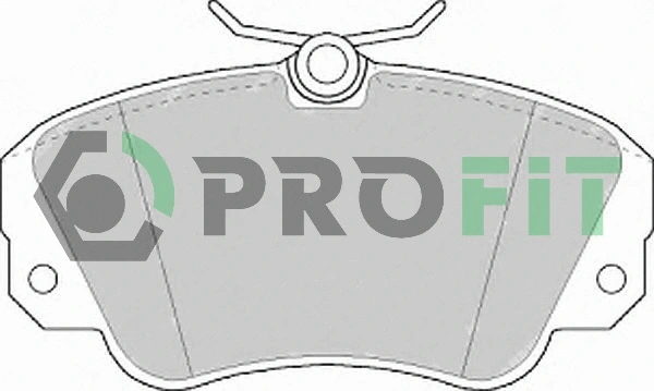 Brake Pad Set, disc brake (5000-0686)