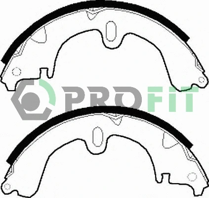 Brake Shoe Set (5001-0241)