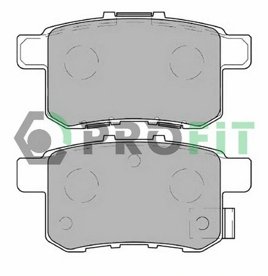 Brake Pad Set, disc brake (5000-4198)