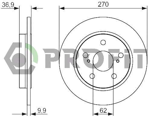 Brake Disc (5010-1645)