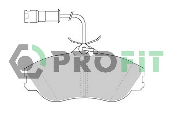 Brake Pad Set, disc brake (5000-0563)