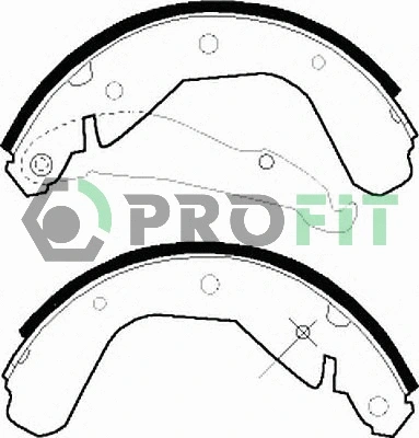 Brake Shoe Set (5001-0216)
