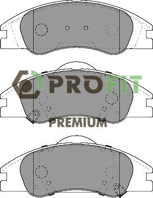 Brake Pad Set, disc brake (5005-2050)