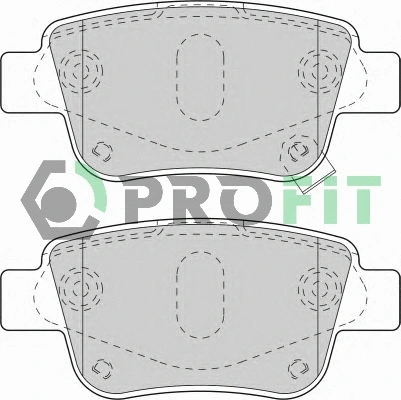 Brake Pad Set, disc brake (5000-1649 C)