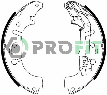Brake Shoe Set (5001-0682)