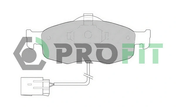 Brake Pad Set, disc brake (5000-0766)