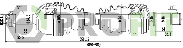 Drive Shaft (2730-3027)
