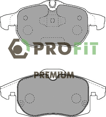 Brake Pad Set, disc brake (5005-1520)