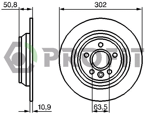 Brake Disc (5010-1616)