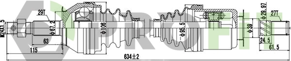 Drive Shaft (2730-3023)