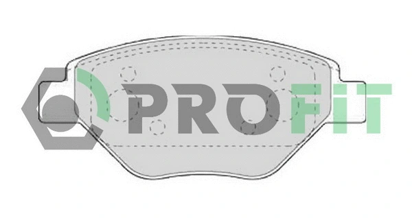 Brake Pad Set, disc brake (5000-1409)