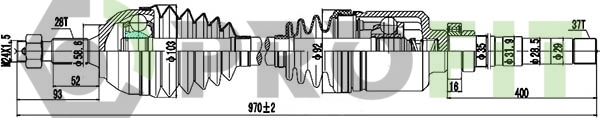 Drive Shaft (2730-0965)