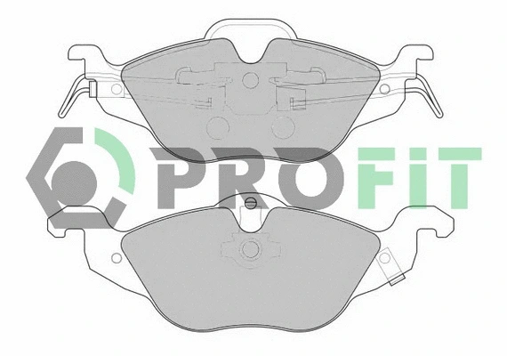 Brake Pad Set, disc brake (5000-1293)