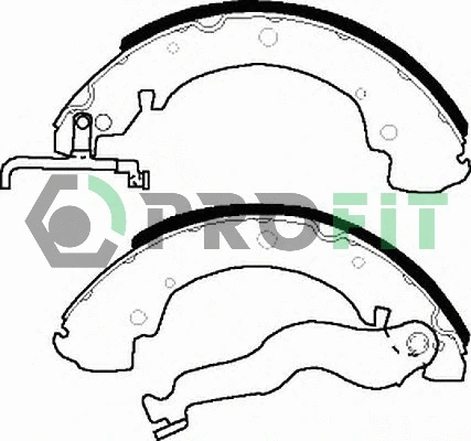 Brake Shoe Set (5001-0428)