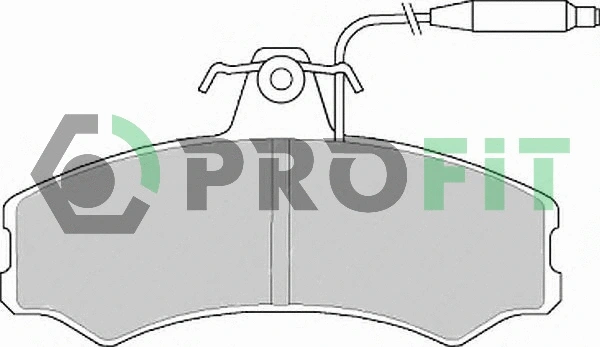 Brake Pad Set, disc brake (5000-0287)