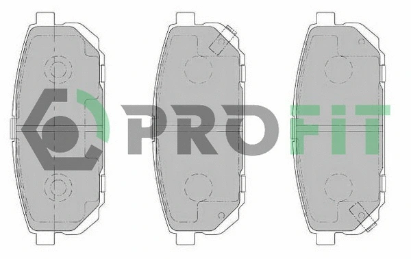 Brake Pad Set, disc brake (5000-1736)