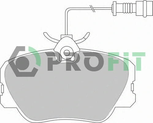 Brake Pad Set, disc brake (5000-0415)