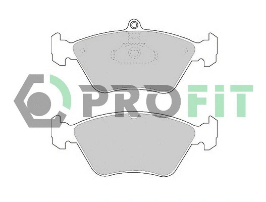 Brake Pad Set, disc brake (5000-0901)