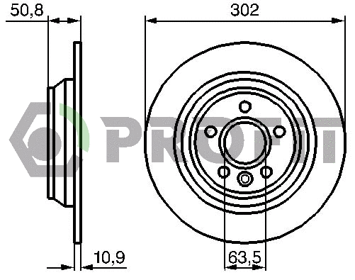 Brake Disc (5010-1635)