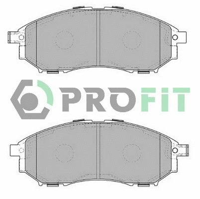 Brake Pad Set, disc brake (5000-4177)