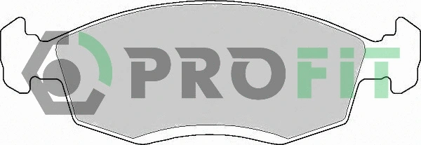 Brake Pad Set, disc brake (5000-0579)