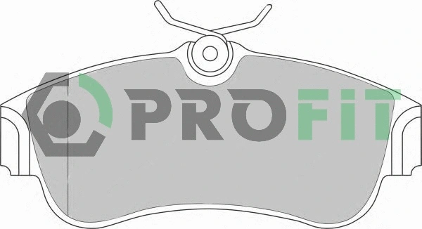 Brake Pad Set, disc brake (5000-0604)