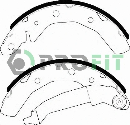 Brake Shoe Set (5001-0566)