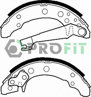 Brake Shoe Set (5001-0191)
