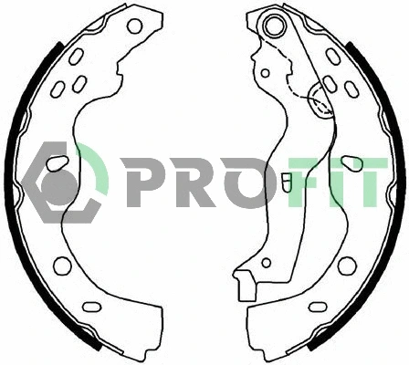 Brake Shoe Set (5001-0691)