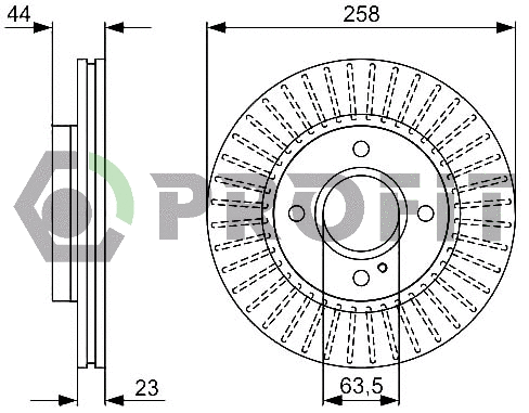Brake Disc (5010-1740)