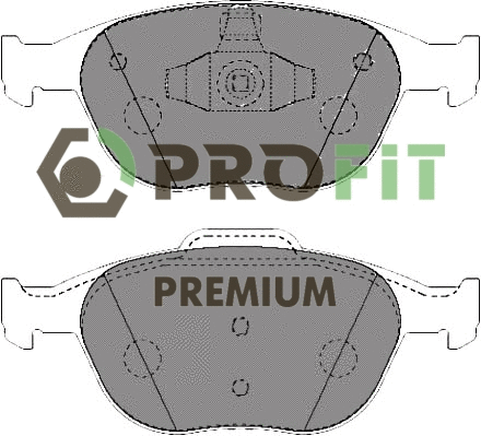 Brake Pad Set, disc brake (5005-1568)