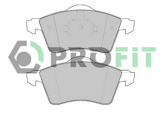 Brake Pad Set, disc brake (5000-1163 C)