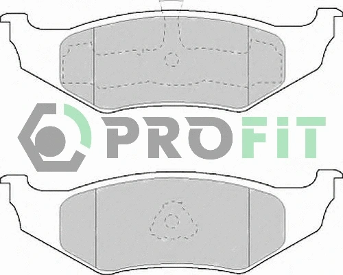 Brake Pad Set, disc brake (5000-1099)