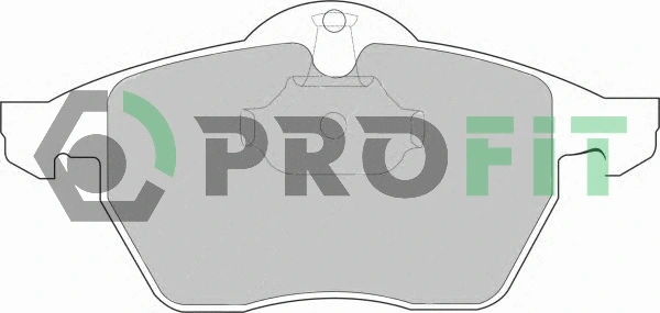 Brake Pad Set, disc brake (5000-1068 C)