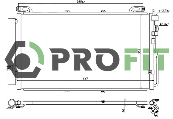Condenser, air conditioning (1770-0144)