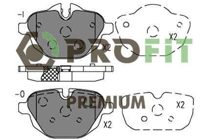 Brake Pad Set, disc brake (5005-4376)