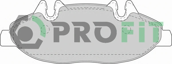 Brake Pad Set, disc brake (5000-1493 C)