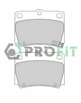 Brake Pad Set, disc brake (5000-1570)
