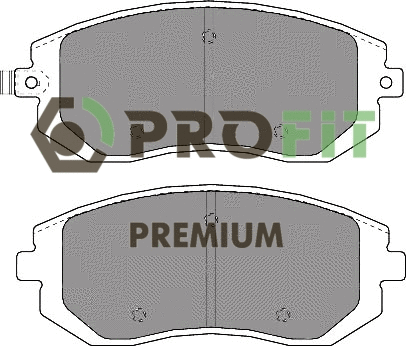 Brake Pad Set, disc brake (5005-1639)