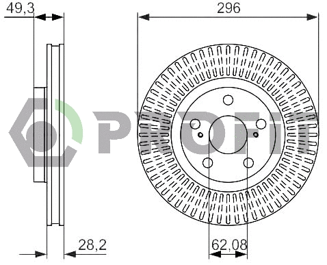 Brake Disc (5010-1646)