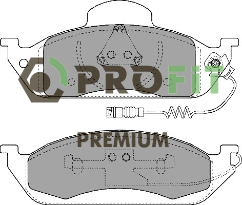 Brake Pad Set, disc brake (5005-1400)