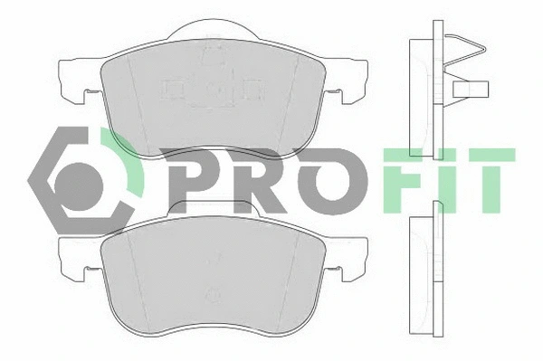 Brake Pad Set, disc brake (5000-1382 C)