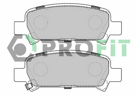Brake Pad Set, disc brake (5000-1333 C)